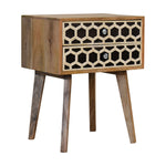 Bone Inlay Scandinavian Style Bedside