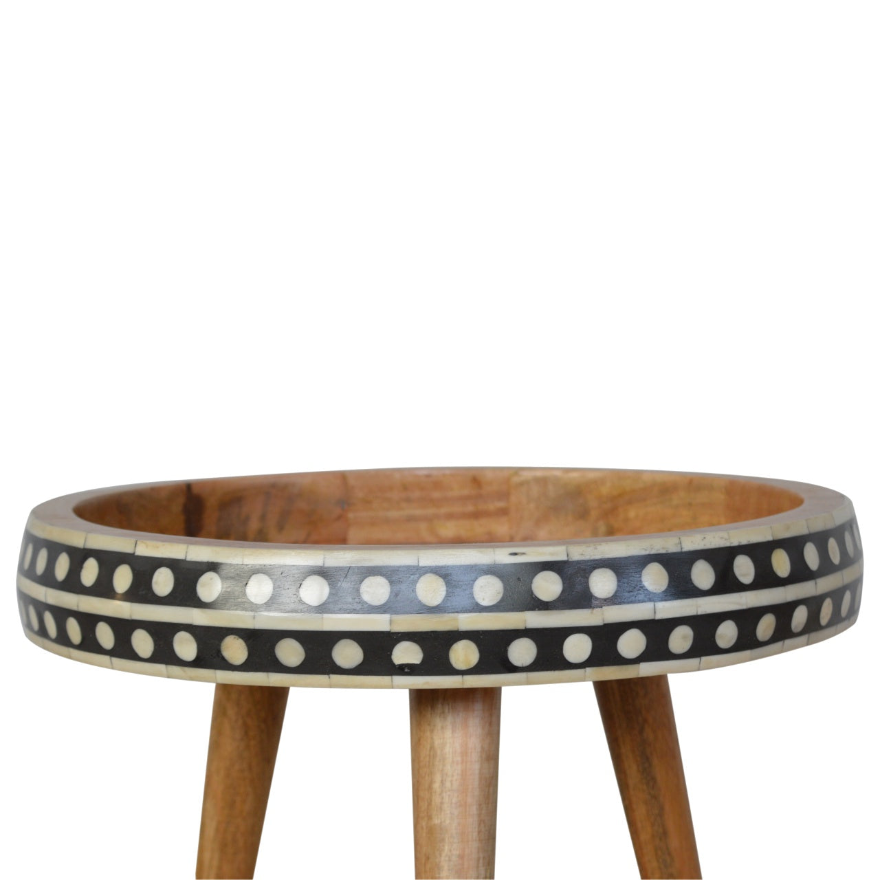 Small Patterned Nordic Style End Table
